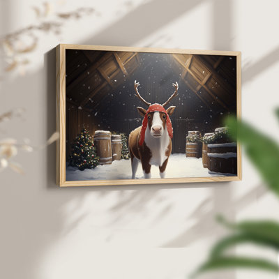 Chirstmas Art-CMXLIII -Framed Print - Restickable
