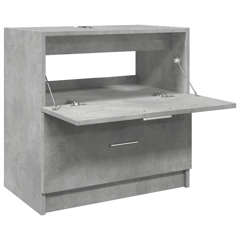 Britzel Under Sink Cabinet, Concrete grey