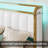 Omartin 45.4'' Bed Frame Twin Size with Armrests Headboard & RGB Light, Upholstered Twin Size Bed Platform with Drawers-722112918-685555291
