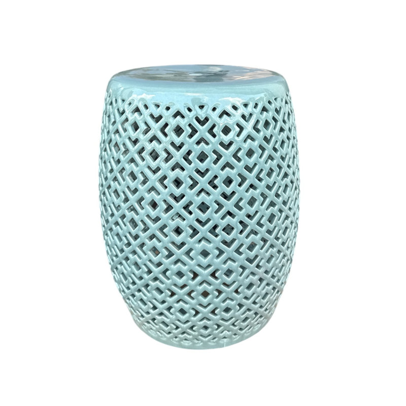 Lorin Garden Stool, Celadon