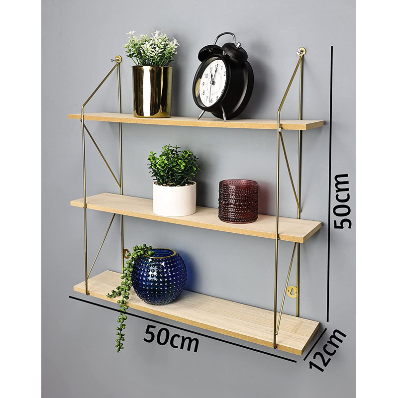 Georjean 3 Piece Bracket Shelf