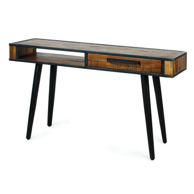 Browning 130cm Solid Wood Top Console Table