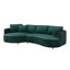Oversized Sectional Sofa with Left Chaise, Ideal for Relaxing and Hosting Gatherings in Any Living Space.-101302908