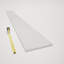 H 9 1/4 po x P 5/8 po x L 96 po, panneau en PVC TrueCraft S4S, blanc-117198291