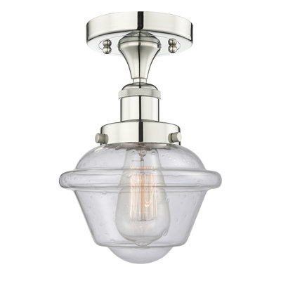 Grourke Glass Semi Flush Mount