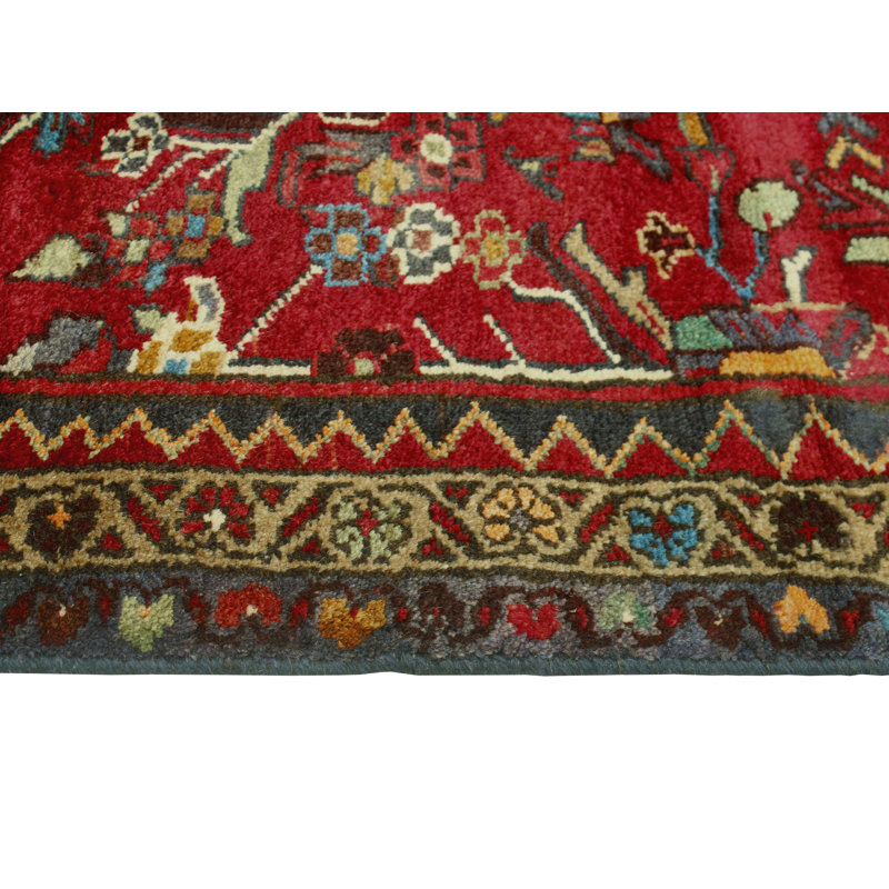 Khylar Distressed Alethya Red Runner