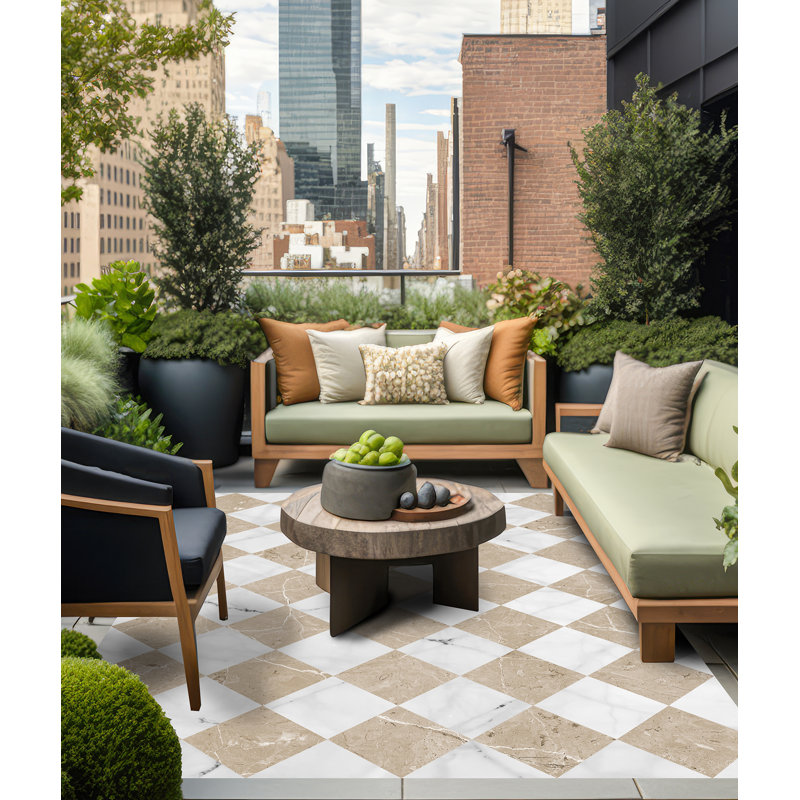 Rewerts Geometric Vinyl Machine Printed Area Rug, Rectangle 200 x 300cm