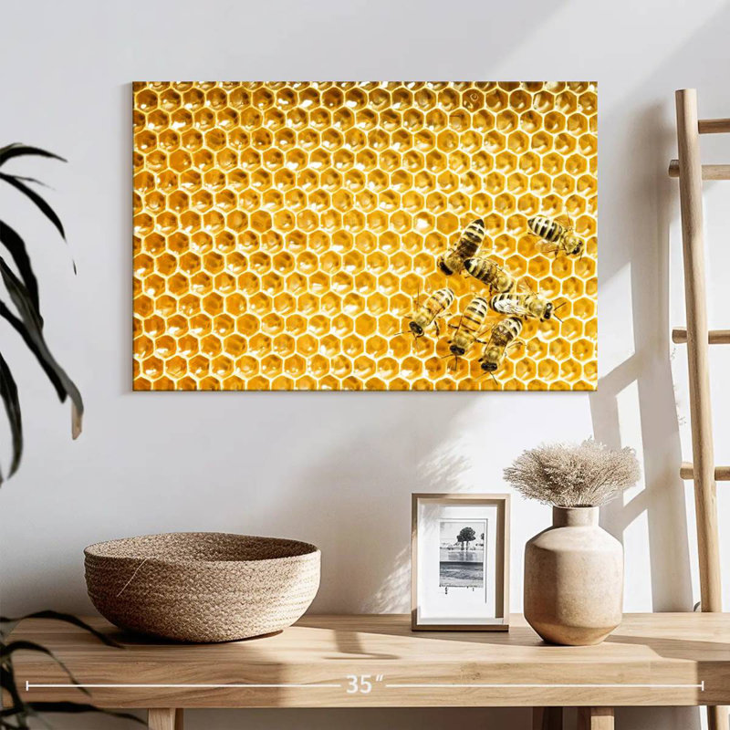 Abeilles Brampt, H 16 po x l 24 po