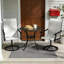 Ensemble de 2 chaises d'extérieur, chaises pivotantes