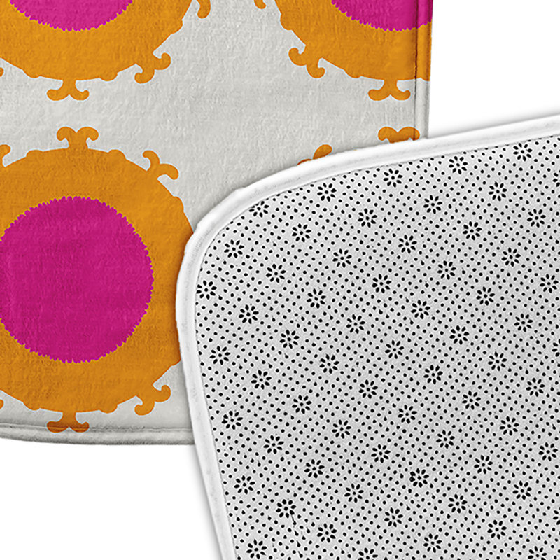 Tapis de bain Funky Junky, L 21 po x L 34 po, Rose