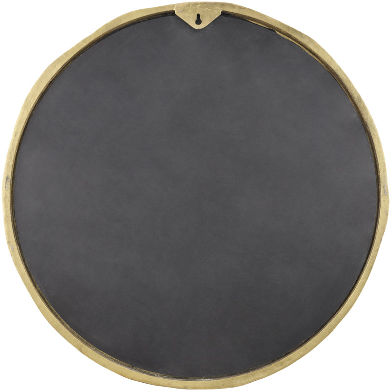 Doly Arenas Accent Mirror, Gold, Aluminum