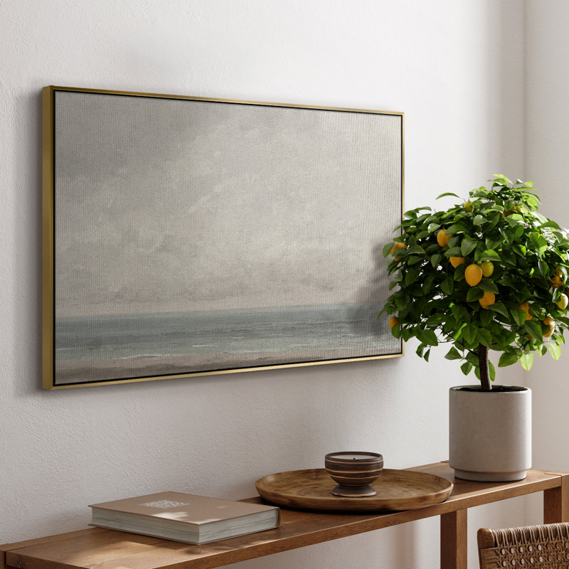 "Vintage Landscape -CCCXL III" sur toile, Or, H 25 po x l 37 po