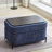 40.6'' Wide Swivel Barrel Chair and Storage Ottoman-101697579