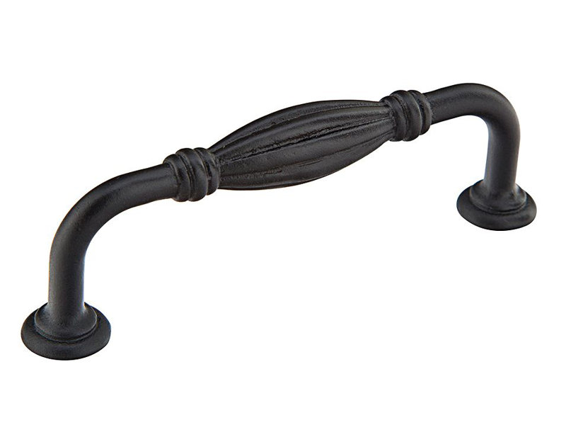 Poignée arche Orbit, Bronze plat noir patiné, 6"