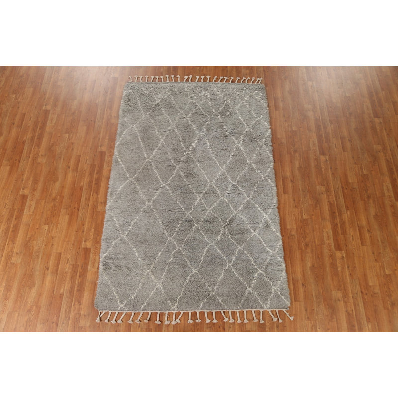 Tapis unique en laine 5 pi 2 po x 8 pi 0 po New Age