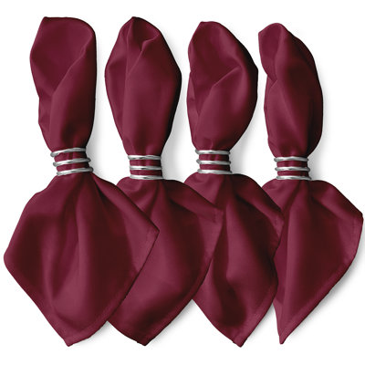 Polyester Embroidered Square Napkin