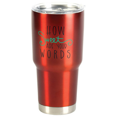 Dicksons Inc 30oz. Double Wall Insulated Stainless Steel Travel Tumbler