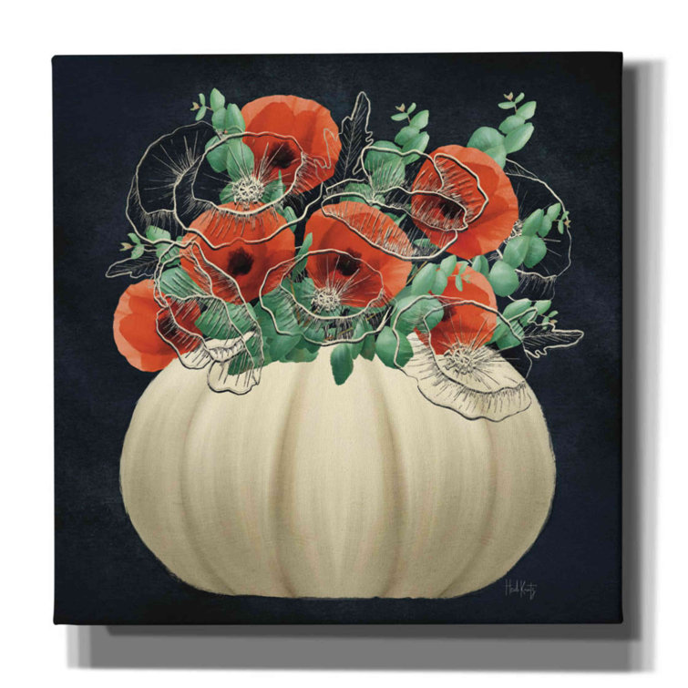 August Grove® Epic Graffiti 'Poppy Pumpkin' By Heidi Kuntz, Gicl Poppy  Pumpkin On Canvas by Heidi Kuntz Print Wayfair