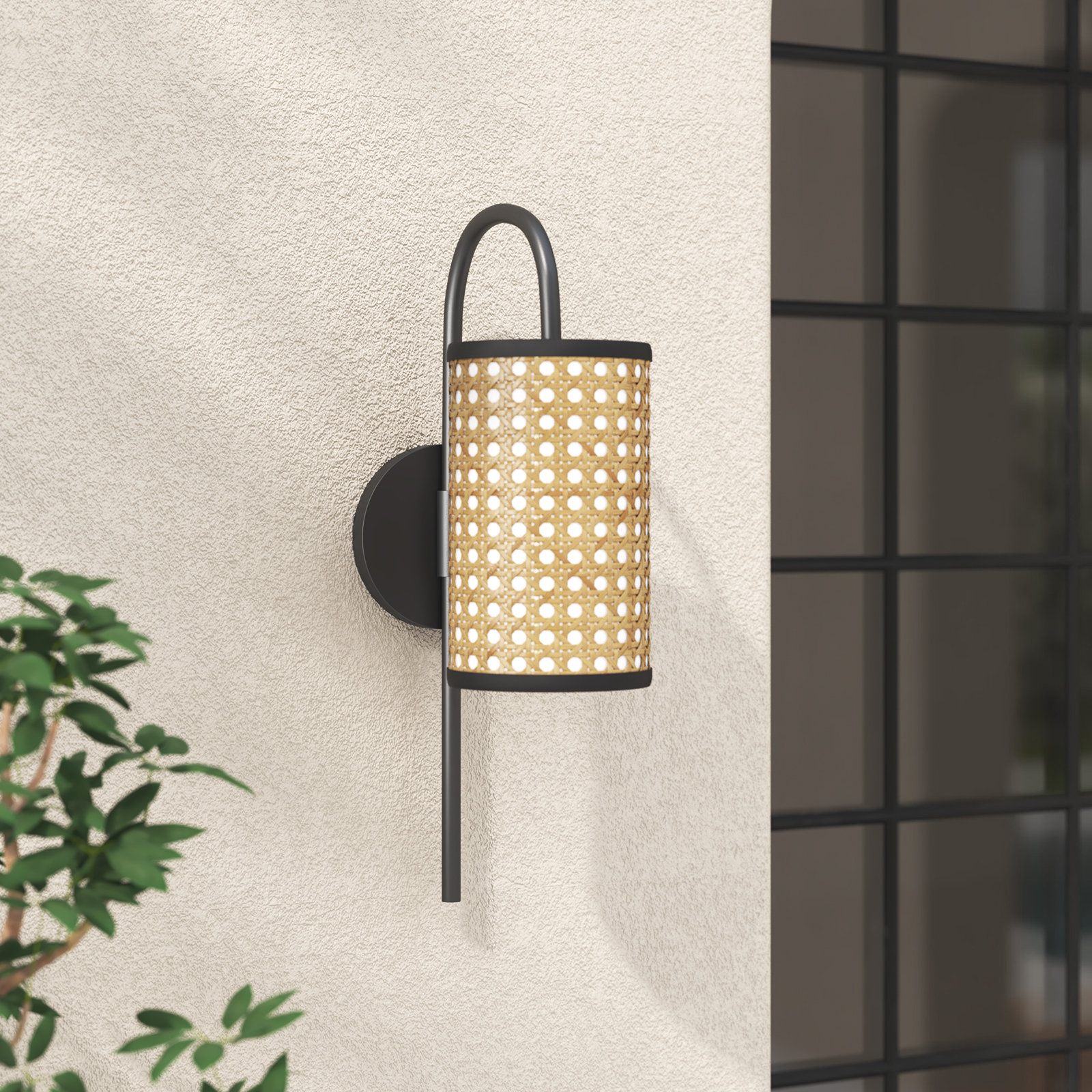 Canela Single Light Steel Dimmable Wallchiere