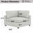 38.6'' Wide Fabric Soft-Upholstered Cushion Back Armless Chair-418263706