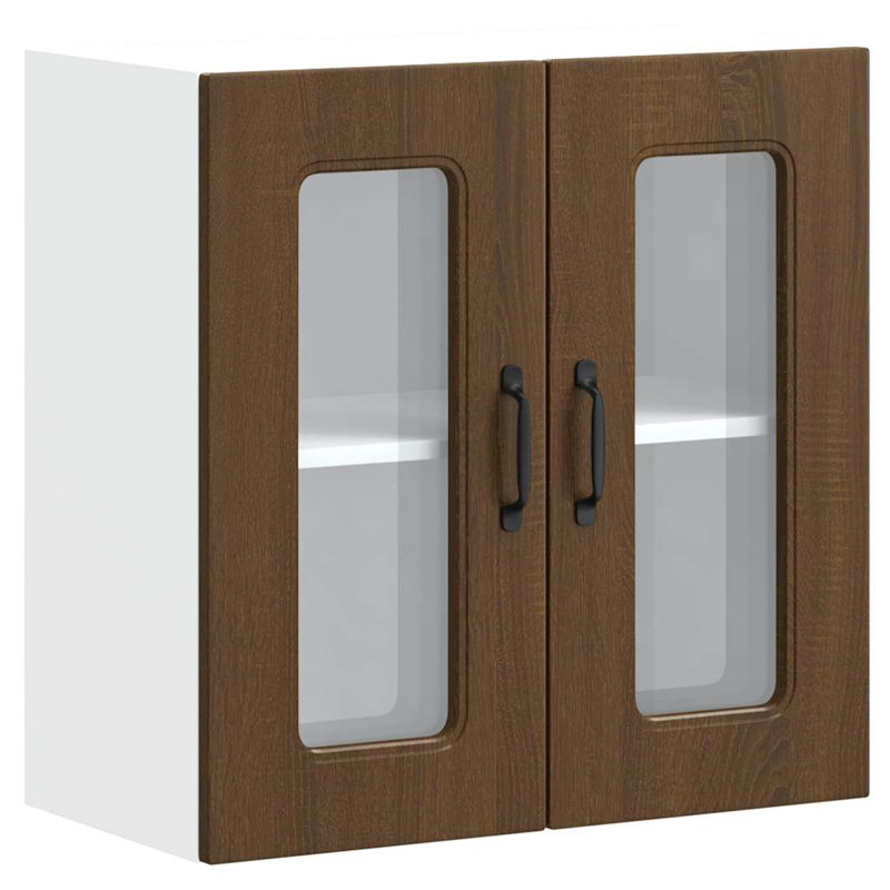Armoire murale vidaXL, H 23,62 po x l 23,62 po x P 12,20 po, Chêne brun