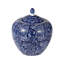 Pot en céramique 9,8 po bleu / blanc Deakin