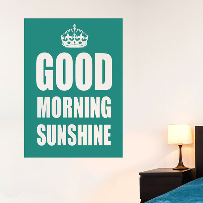 Good Morning Sunshine Wall Sticker