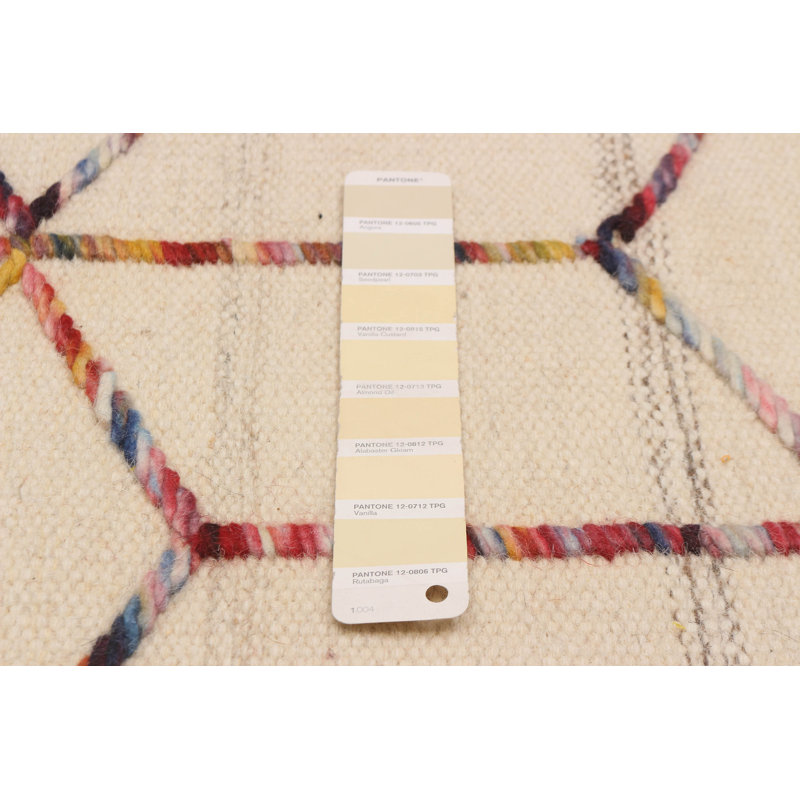 Tapis rectangulaire nouvel âge en laine 5 pi 1 po x 8 pi One-of-a-Kind