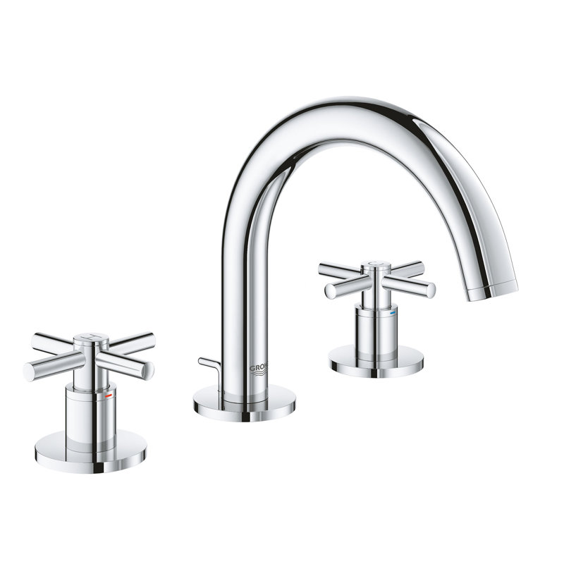 Nouvelle poignée 2,95 po x 2,84 po Atrio®, Chrome étoilé