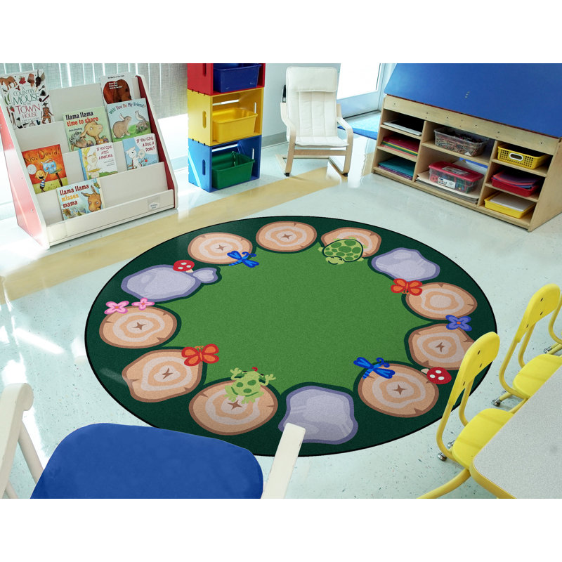 Tapis Stumped by Joy Carpets, Rond 7 pi 7 po