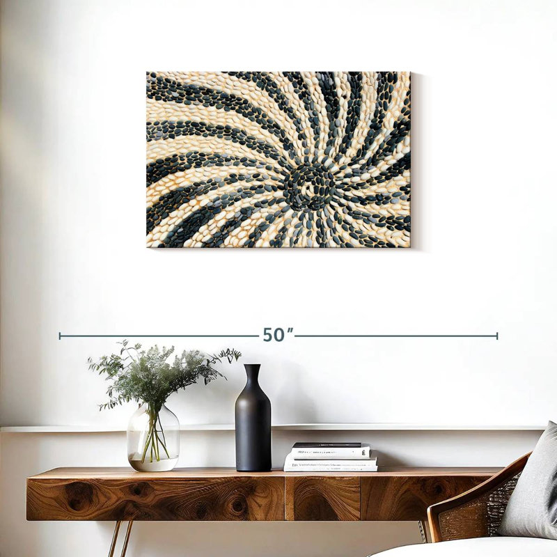 Mosaïque de galets Avery Sun, H 20 po x l 30 po