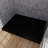 48x36 Inch Black Rectangle Acrylic Shower Pan with Drain Center Wear Resistant Waterproof Tray for Bath Remodel