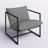 Reagle Modern Metal Framed Sling Accent Chair-81655793