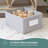 EdQ Essentials Shelves & 5 Bin Storage Unit-71236758