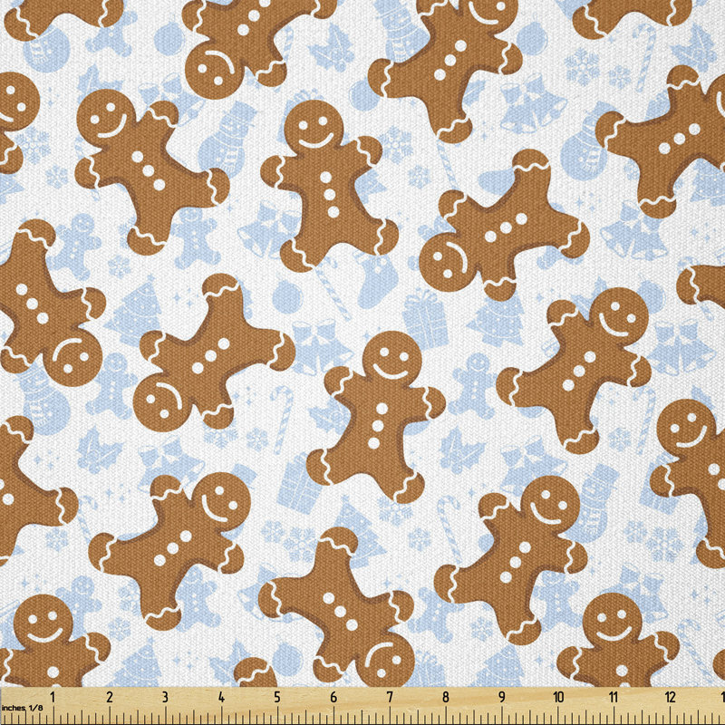 Artrip Christmas Cookie Multi-Purpose Fabric