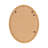 Burlwood Oval Wall Mirror