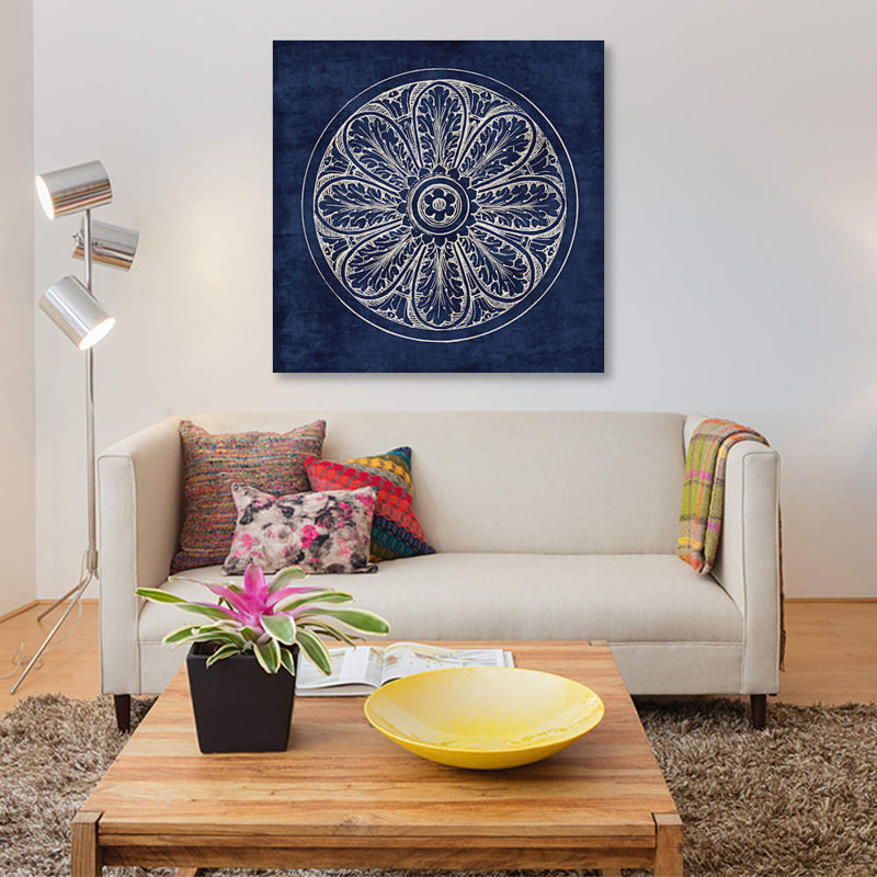 Rosette VIII by Wild Apple Portfolio - Print on Canvas, 45.72 cm H x 45.72 cm W x 1.91 cm D, Wrapped Canvas