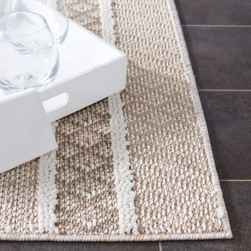 Feflibai Performance Geometric Rug, Rectangle 5'3" x 7'6"