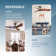 ONE Smart Modern All Season 54" Ceiling Fan with LED Light, Remote, Reversible and Compatible with Alexa/Google 6 Speeds and Light Kit included