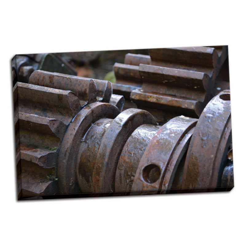 « gears i », reproduction de photo sur toile tendue