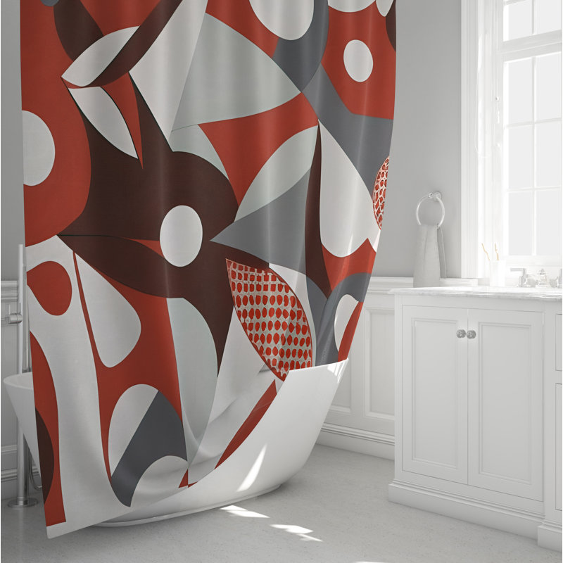 Rideau de douche Cassopolis, H 72 po x l 70 po