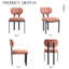 Ensemble de 2 chaises de salle à manger rembourrées Modern Modern-119228323