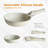 12-Piece Detachable Handle Non-Stick Granite Cookware Set, Home Kitchen Pots and Pans Set-110742312