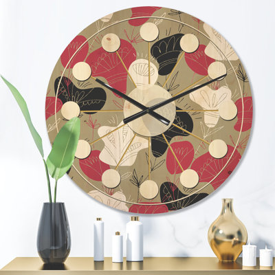 Horloge murale Folk