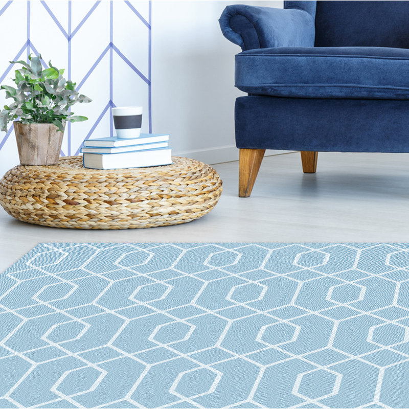 Rosalyn Geometric Kitchen Mat, Rectangular 100 x 133cm