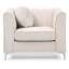 Fauteuil contemporain incliné ivoire-1940103330