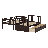 Twin Over Twin Bunk Bed With Drawers, Wood Detachable Bunk Bed Frame