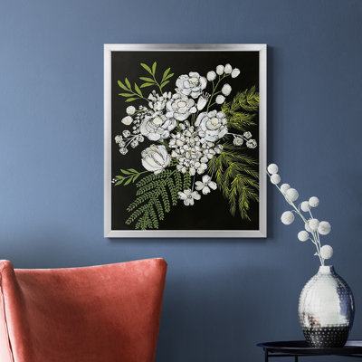 Alabaster Bouquet I, toile encadrée de qualité supérieure - prête à être accrochée