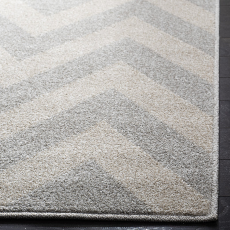 Sharpay Chevron Area Rug, Square 213 cm