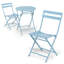 Ensemble bistro pour patio, table ronde et chaises de jardin pour le balcon-1574253155